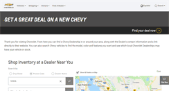 Desktop Screenshot of chevydealer.com
